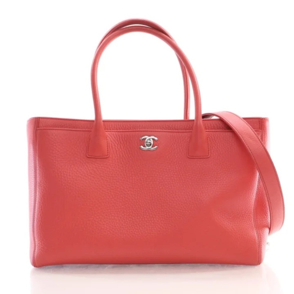 AUTHENTIC Chanel Executive Tote Pink Caviar